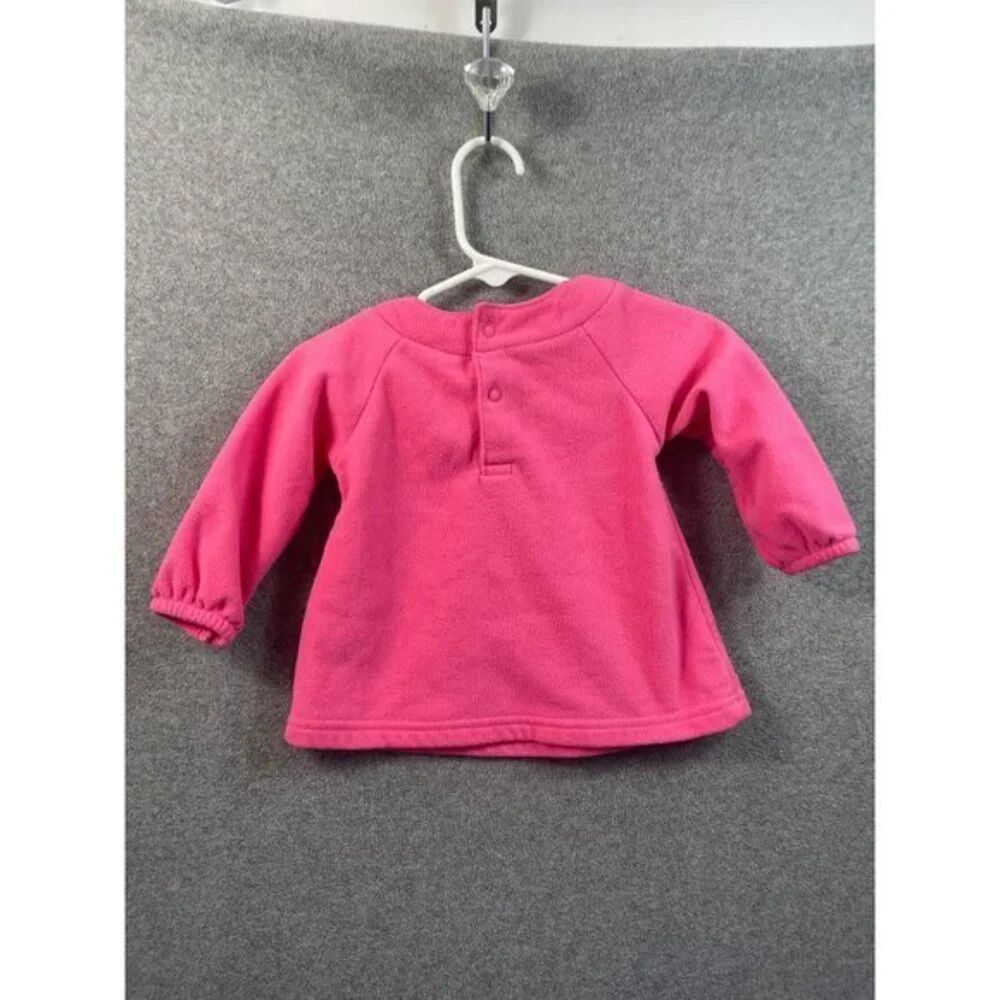 Child of Mine‎ Carter's 6-9 Months Pink Penguin Applique Fleece Top